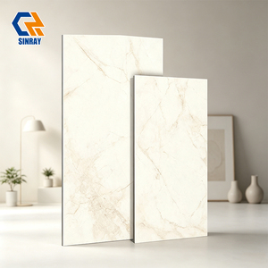 Piastrelle di Lusso in Porcellana Bianca di <span class=keywords><strong>Carrara</strong></span> Smaltate 600x1200mm 9mm Superficie Lucida Design Moderno Antibatterico per Casa - Product Image 3