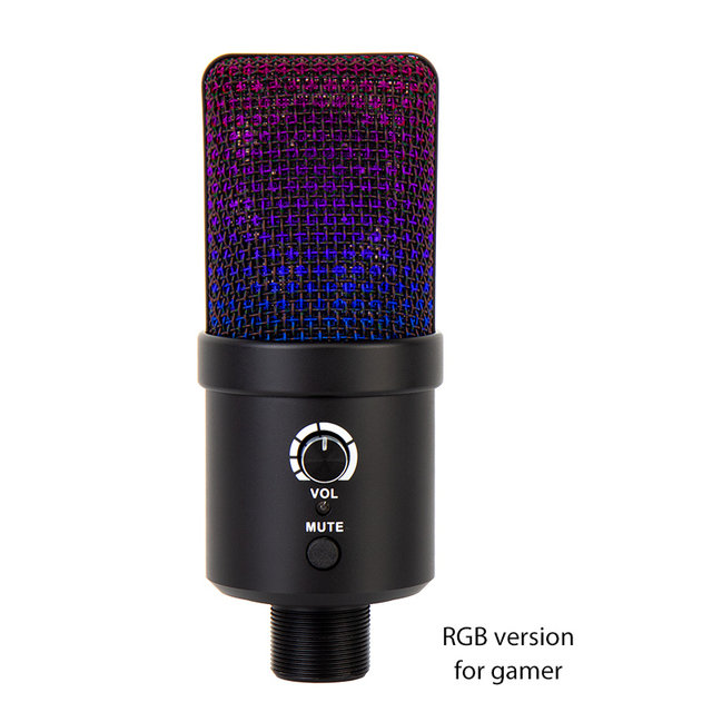 UM78R USB Condenser Gaming Microphone for Professional Studio Recording Streaming and Vlogging