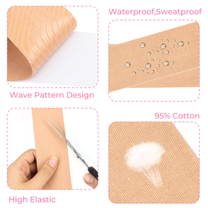 Bande adhésive invisible anti-transpiration pour poitrine (bonnets A-G), effet push-up, bande <span class=keywords><strong>de</strong></span> kinésiologie sans couture pour lifting mammaire, accessoires <span class=keywords><strong>de</strong></span> soutien-gorge - Product Image 3
