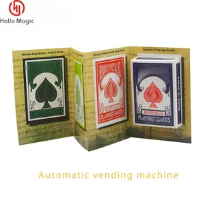 Divertido 3D Publicidad <span class=keywords><strong>Trucos</strong></span> de Magia Baraja de cartas que aparece Magia Mago Close Up Gimmick Props Mentalismo Comedia Juguete clásico - Product Image 2