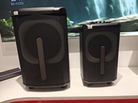 SS-X150DSP Enceinte portable 8 et 12 pouces 280W avec lumière LED et deux microphones UHF Prise en charge OEM et ODM