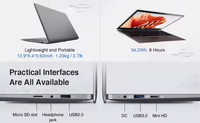 Nuovo Laptop Ultra-Sottile AMD da 15.6 Pollici ad Alte Prestazioni, 4GB/12GB RAM-SSD, Corpo in Metallo, WiFi Potente - Miglior Rapporto Qualità-Prezzo per Casa e Studenti
