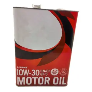 Drum minyak Toyota 10 w30 oli mesin sintetik penuh 4 liter 08880 10805