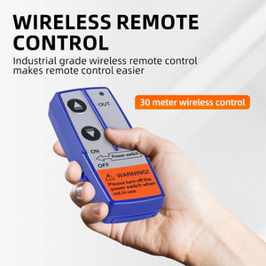 JUDA 12V/24V verricello elettrico 500kg-1500kg di capacità fune di acciaio IP68 impermeabile 24m altezza di sollevamento telecomando 1 anno CE - Product Image 6