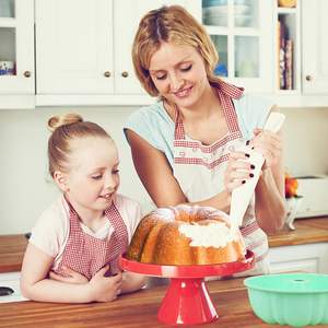 2024 Offres Spéciales 10 pouces grande taille Silicone antiadhésif cannelé Tube moules <span class=keywords><strong>de</strong></span> cuisson moule à gâteau - Product Image 6