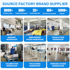 Высокоэффективный однофазный 1 кВА 3 кВА 5 кВА промышленный Серводвигатель стабилизатор напряжения переменного тока для различного электрооборудования - Product Image 6