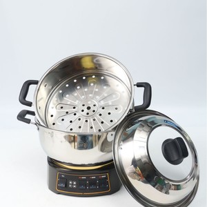 Electric Steamer 2-5L Single Layer With Tempered Glass Lid For Steaming Vegetables And Buns - Product Image 3