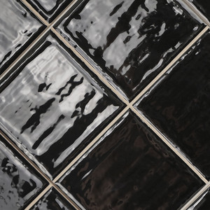 Carrelage pré-découpé Boston Black 20x20, carrelage mural et de sol en céramique 10x10 - Product Image 6