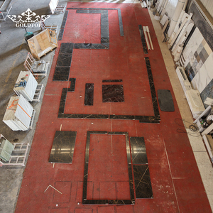 Losas de Mármol Pulido de Lujo GOLDTOP Port Laurent con Vetas Intensas Italianas para Pisos de Hoteles de Lujo y Paredes de Alta Gama - Product Image 2