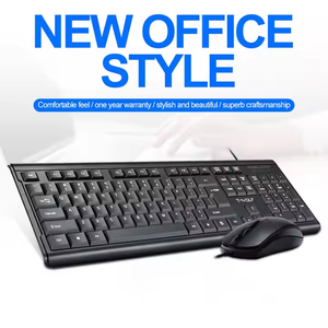 Facoty vendita diretta T-wolf TF500 Business Office tastiera <span class=keywords><strong>Mouse</strong></span> Kit cablato tasti 104 sottile tastiera <span class=keywords><strong>Mouse</strong></span> Combo per lavoro d'ufficio - Product Image 2