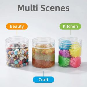 Venta al por Mayor de Fábrica: Envase Transparente de PET de 16oz/500ml para Almacenamiento de Alimentos, con Tapa Hermética de Rosca, para Dulces, Galletas, Nueces, Granos de Café - Product Image 2