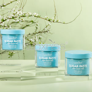 Waxkiss <span class=keywords><strong>Zucchero</strong></span> Kit di <span class=keywords><strong>Cera</strong></span> <span class=keywords><strong>Con</strong></span> Strisce di <span class=keywords><strong>Cera</strong></span> Spatola Di Plastica E di Legno Mini Applicatori Adatto Per Sugaring - Product Image 2