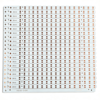 Carte de circuit imprimé LED en aluminium longue et étroite, carte de circuit imprimé en aluminium avec masque de soudure blanc, carte de circuit imprimé LED linéaire pour tube LED