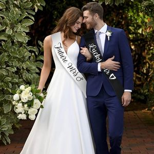 Kit de Sashs Drôles pour Future Madame et Future Monsieur, Sashs pour Future Mariée et Future Marié, Décorations pour Enterrement de Vie de Jeune Fille et Mariage - Product Image 3