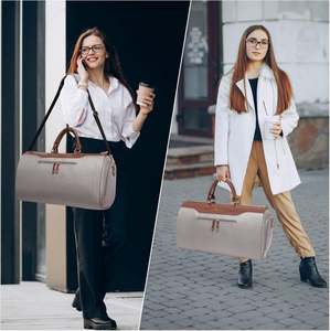 Free Sample Convertible Garment Duffel <b>Bag</b> for Travel, for Men Women, 2 in 1 <b>Carry</b> <b>on</b> Suit <b>Bag</b> with Shoulder Straps Garment <b>Bag</b> - Product Image 6