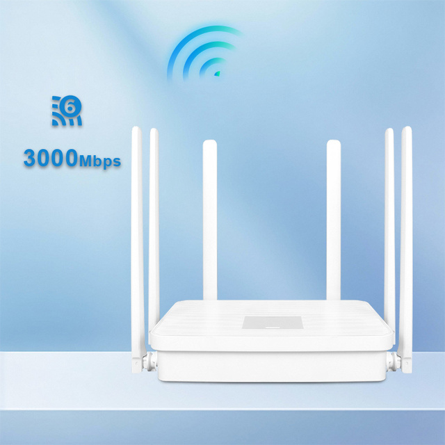 ST Ax3000 Mesh Router One Click Networking Wifi 6 Dual Band Ieee802.3ax Gigabit Port Router Repeater Mode Indoor Wireless Router
