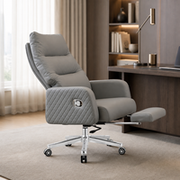 Chaise de bureau inclinable avec repose-pieds, chaise de direction ergonomique moderne