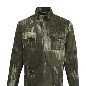 <b>Men's</b> Heavy-Duty Canvas Work <b>Jacket</b> Custom Logo Lined Casual Workwear for Winter Plus Size Cotton <b>Filled</b> - Product Image 5