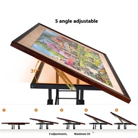Table de puzzle en bois réglable en hauteur pour adultes, design moderne, pieds portables, accessoire de puzzle transfrontalier, salon, enfants, carré YH