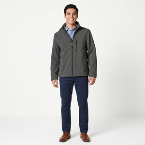 Veste tactique softshell sans capuche pour homme, résistante à l'eau, idéale pour la randonnée et l'hiver, modèle 2026, vente chaude, personnalisable, OEM - Product Image 1