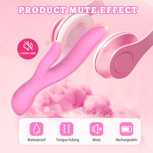 Vibrador de Conejo de Doble Cabeza de Silicona Suave Ylove, Estimulador de Punto G y Vagina para Mujeres - Product Image 4