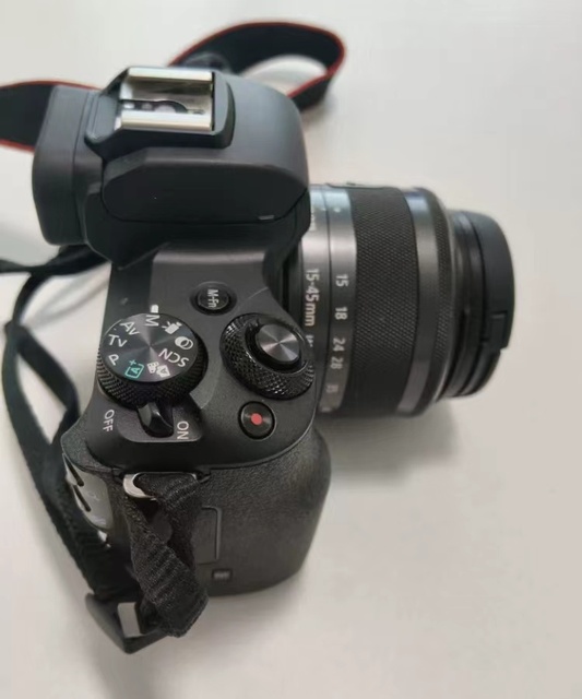 90% New Camera Canons M50 Mark II With 15-45mm Entry-level Photography Used Mirrorless Photography 24.1 Million Pixels