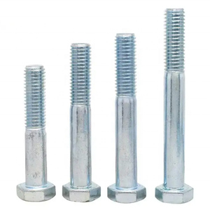 สลักเกลียวหัวหกเหลี่ยมชุบสังกะสี UNC UNF A325 A307 DIN933 Din931 เกรด 8.8 10.9 เหล็กกล้าคาร์บอน เหล็กกล้าไร้สนิม - Product Image 1