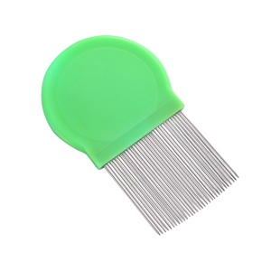 Vente en gros de fournitures modernes et écologiques pour animaux de compagnie peigne à <span class=keywords><strong>puces</strong></span> en acier inoxydable pour l'élimination des poux de chien et de <span class=keywords><strong>chat</strong></span> en matière plastique - Product Image 5