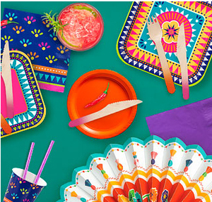 Artículos Desechables para Fiesta Mexicana con Temática de <span class=keywords><strong>Cactus</strong></span> para Niños en México - Product Image 3
