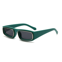 Lunettes de soleil punk unisexes tendance en gros, protection UV400, pour la conduite en extérieur et la plage, lunettes de soleil vintage carrées personnalisées avec protection UV