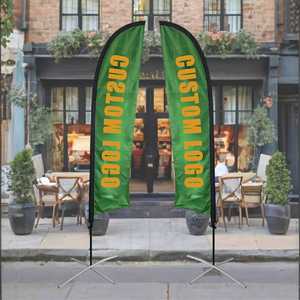 Bandera de Plumas Personalizada para Publicidad, Banderas de Plumas para Lavado de Autos, Banderas de Playa Voladoras al por Mayor - Product Image 1
