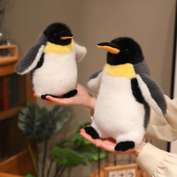 Peluche réaliste de pingouin empereur bébé, jouet en peluche animal, cadeau pour enfants, vente en gros personnalisée, usine de jouets en peluche