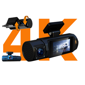 E-quá nhà máy 1.9 inch màn hình 4k + 1k + 1k xe wifi dash máy ảnh 360 độ <span class=keywords><strong>dvr</strong></span> 4k dash <span class=keywords><strong>cam</strong></span> 3 kênh dash <span class=keywords><strong>cam</strong></span> 4k với wifi gps - Product Image 1