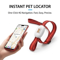 Traceur GPS 4G pour animaux de compagnie, localisateur de chien et de chat en temps réel, étanche, anti-perte, dispositif de suivi, charge magnétique