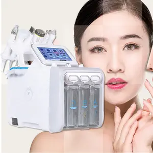 Hoge Kwaliteit 8 In 1 Hydra Gezichtsbehandelingen Machine Met Led Masker H2o2 Hidro Hydrofacials Dermabrasie Diepe Reiniging Gezichtsmachine