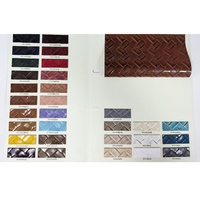 Nouveau tissu en PVC vegan à texture diagonale brillante, similicuir Rexine, imperméable, pour sièges de voiture, sacs, meubles, chaises