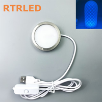 Kit de lampe LED Bambu Lab 001 compatible avec la lumière USB 5V pour boîte de lithophanie imprimée en 3D MakerWorld, lumière de composant STL
