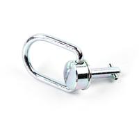 Supplier Pin Pengunci Bola D Ring Anti-Hilang, Pin Cincin Tarik, Klip Pin D Ring, Baja 40mm, OEM Custom, Pelepas Cepat, Pin Bola D Ring
