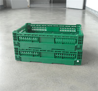 Prix de gros Panier de caisse en maille en plastique empilable robuste de 600*400*140 MM pour le stockage des fruits et légumes à la ferme