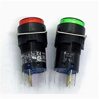 IDEC & Spring AL6-M AL6M-M14GC AL6H-M14GC 14RC S JW 5 broches 24V bouton Y interrupteur pour contrôle industriel