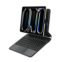 Clavier intelligent de luxe pour iPad Pro 11 pouces 1ère-4ème génération, clavier magique, connexion directe par contact Pogo Pin, support flottant
