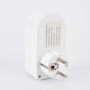 Prise de courant intelligente compacte AC220V réglable 16A universelle 60HZ Protection du réfrigérateur Prise de courant compacte de tension et de courant - Product Image 2