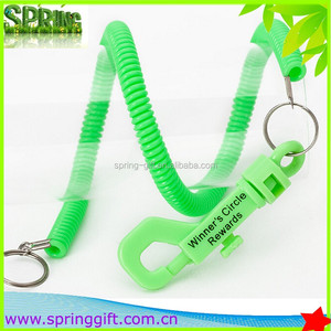 Logo personnalisable <span class=keywords><strong>Porte</strong></span>-clés PVC Chaîne spirale promotionnelle Plastique TPU avec cordon rétractable en alliage de zinc <span class=keywords><strong>Porte</strong></span>-clés en plastique - Product Image 5