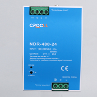 Alimentation à découpage basse tension NDR-480-24, dispositif d'alimentation à découpage intelligent, alimentation à découpage industrielle