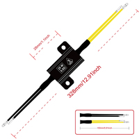 Decodificador de Señales de Giro LED de 25W 6.8/8/10 Ohmios, Accesorios LED para Motocicleta, Resistencias para Lámparas de Señalización
