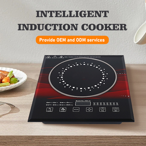 Cocina de inducción eléctrica de control táctil de vidrio templado de 1500W a bajo precio del fabricante para uso doméstico Función Hotpot - Product Image 2