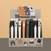 Kawaii Cat Kugelschreiber 40-teilige Boxed School Supplies Kunststoff Student Briefpapier Geschenke Schreib breite 0,5mm Blister stift