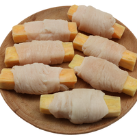 Friandises pour chiens lyophilisées au poulet et à la patate douce, naturelles, riches en protéines, croustillantes