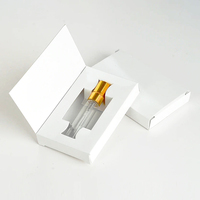 Paquet de papier de test de parfum de marque privée personnalisée boîte d'emballage d'échantillon de parfum en gros avec conception gratuite