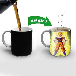 Newest-Design-Hot-Anime-<span class=keywords><strong>Dragon</strong></span>-<span class=keywords><strong>Ball</strong></span>-Goku-Tasses à café <span class=keywords><strong>Tasse</strong></span> à thé au lait changeante de couleur de chaleur ColorCup pour les cadeaux d'anniversaire - Product Image 3